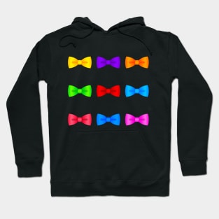 Colorful Gentleman Bows Hoodie